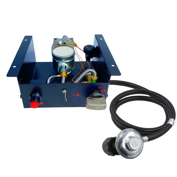 MENSI 4 Bolts Propane Burner with Regulator Valve Assembly Kit