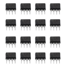 FOXTIP UA741CN UA741 Om-Amp DIP-8 General-Purpose IC Single Operational Amplifier 8-Pin (Pack of 22pcs)