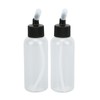 10Pcs Hair Oil Bottle 60ml Leakproof High Temperature Resistant Transparent