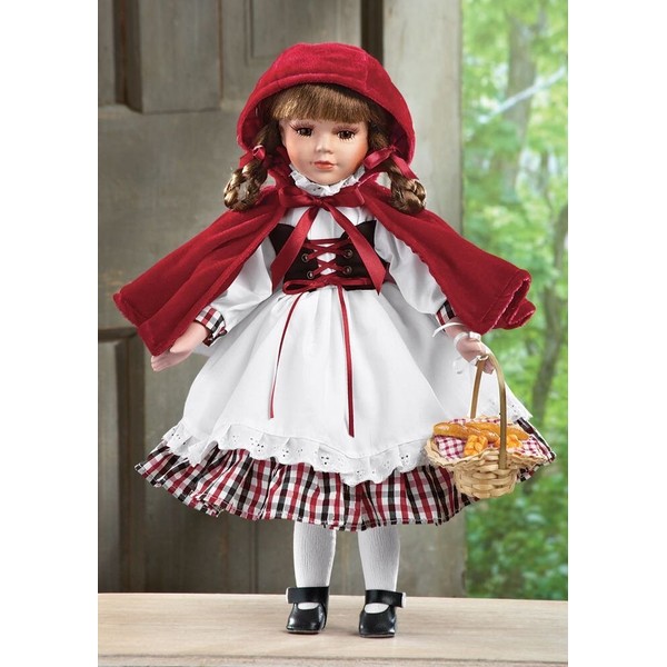 Jmisa 16" Standing Doll with Red Shawl