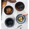 Jusalpha Ceramic Ramen Bowl Set, 7 Inch Asian Noodle Soup