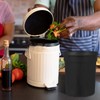 BESPORTBLE Round Plastic Inner Bucket 3 L in Black -