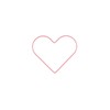 Vaessen Creative Heart-Shaped Metal Crafts, Baby Pink, Ø 15 cm