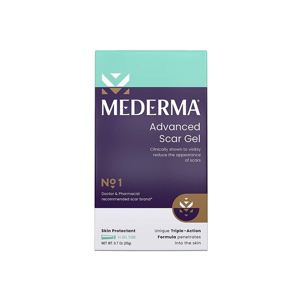 Mederma Mederma Advanced Scar Gel - 1x Daily: Use Less, Save More - Reduces The Appearance Of Old & New Scars - #1 Doctor & Pharmacist Recommended Brand for Scars - 0.7 Ounce, 0.7 Ounce, 20 grams