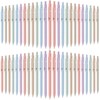 Sherr 50 Pcs Black Gel Ink Pens Bulk Retractable Ballpoint