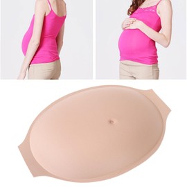 Fake Pregnant Belly, Realistic Fake Pregnancy Belly Fake Belly, Simulation Pregnant Belly Tummy Bump, Breathable Lightweight Artificial Pregnant Tummy for Props Costumes Cosplay