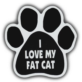 Cat Paw Shaped Magnets: I LOVE MY FAT CAT | MAINE COON | Cars, Refrigerators