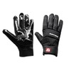 BARNETT FLG-03 Professional Linemen Football Gloves, OL, DL Black (Small)