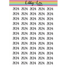 2024 Planner Sticker | Libby and Lou Sticker Co