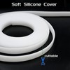 KSDLMPA 16.4Ft/5M Silicone LED Cover, Alumium Profile Silicone Channel Diffuser