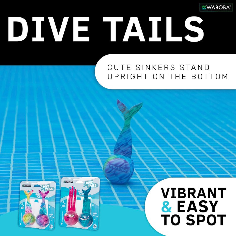 Waboba Dive Tail – Giocattolo da Immersione per Piscina per