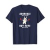 Adorable But Psycho But Cute But Weird Bunny Funny T-Shirt,