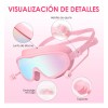 Retolit Gafas Goggles Natación Para Niños Antivaho Protección 6 En