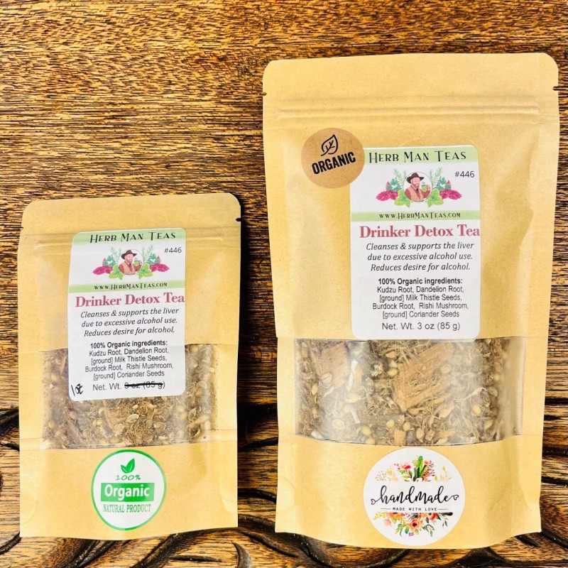HERB MAN TEAS DRINKERS DETOX TEA - Detoxes the liver