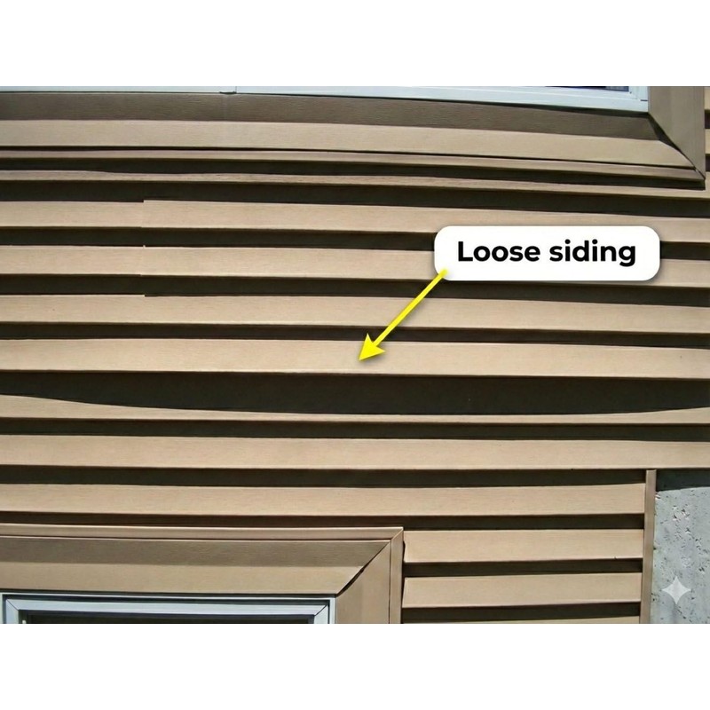 LOOSE SIDING FASTENERS Help Secure Loose Vinyl siding that Will