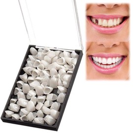 70-Piece Temporary Crown Kit for Teeth Revitalize - Including Prosthetic Front Teeth as Replacement Teeth, False Tooth, and Dental Revitalize Crowns - Ideal for Anterior Teeth Oral Care