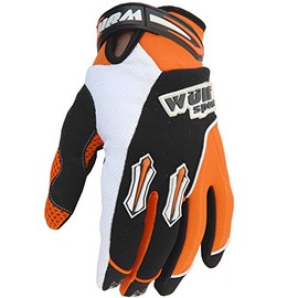 Wulfsport Adult Stratos MX Motorbike Gloves Motocross Sports Off Road Racing Gloves - Orange XXL