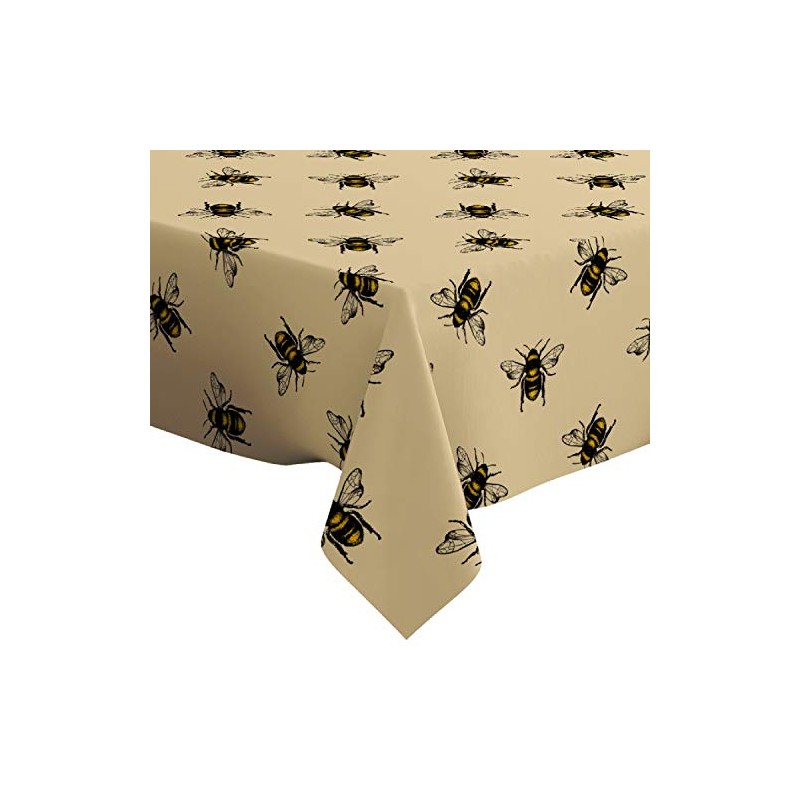 Q-Beans Rectangle Decorative Tablecloth [Size: 52 x 70 inch], Washable