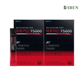 건강한약속바른 바른 활력증진 고함량 아르기닌 75000 15포x2박스(총 30포) Healthy Promise Right Vitality Boost High Content Arginine 75000 15 Packs x 2 Boxes (Total 30 Packs)