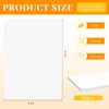 ISUSSER 60 Sheets A4 Size 8.3x11.5 Inch Clear Double Sided