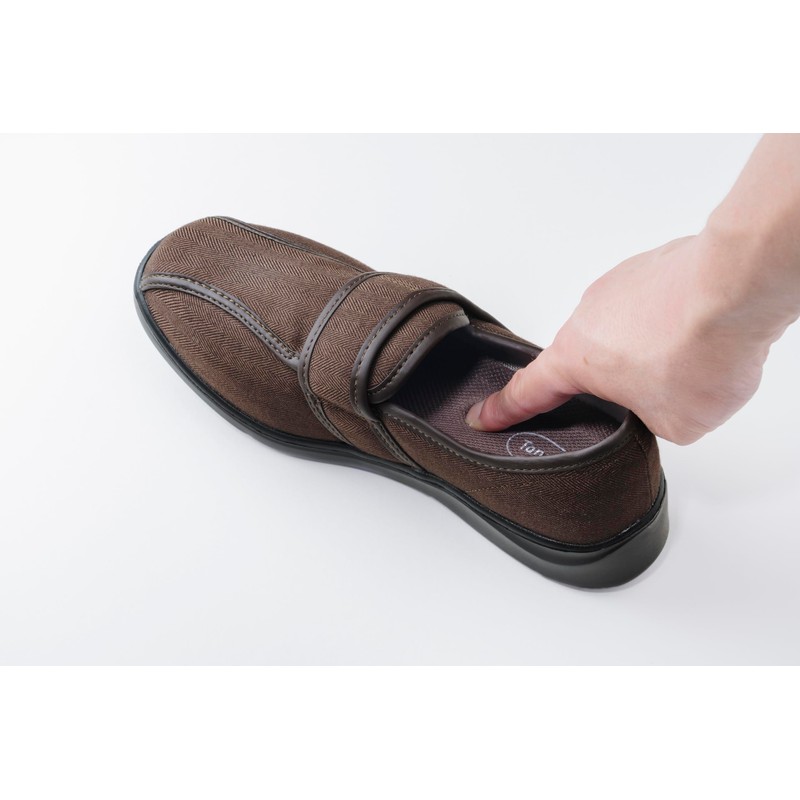 [Dandelion Biyori] Care Shoes, Walk, Dark Brown, 9.4 - 9.6