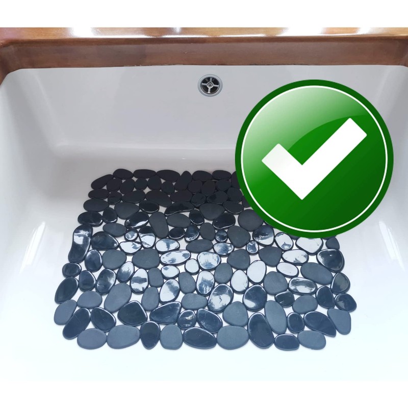 Sanixa PA70507 Design Sink Insert Black Plastic Square 40 x