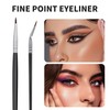 6 Pcs Eyeliner Brush Precision Gel Eye Liner Ultra Thin