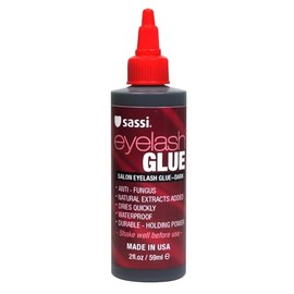 Sassi Salon Eyelash Glue, Dark, 2 oz Bottle by Sassi