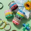 SlocciPro 60 Pcs WWJD Silicone Wristbands Jesus Fish Symbol Scripture