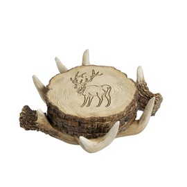 Deer Antler Coasters Set of 4, Rustic Coaster,Cabin Decor,Hunting Gifts