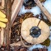 Wood Splitting Kusabi II SANC. Firewood Splitting Bonfire, Camping, Outdoor