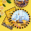PULNCD 73Pcs Construction Party Supplies,Construction Theme Birthday Party Tableware Set