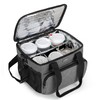 Trunab Reusable 6 Cups Drink Carrier for Delivery with Adjustable