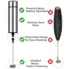 Milk Frother Handheld Battery Operated, Coffee Frother for Milk Foaming,
