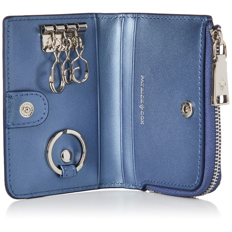 Patrick Cox PXLWKBK1 Key Case, Queen Embossed, Original Monogram Pattern,