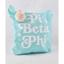 Sorority Shop Pi Beta Phi Retro Pom Pom Tote Bag