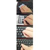 2PCS Universal Korean Language Keyboard Stickers, Matte Korean Keyboard Stickers