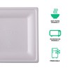 ECO PRODUCTS Compostable Vanguard 6" Square Paper Plates, Case of