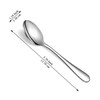 Evanda Tea Spoon, 24 x 14 cm, Stainless Steel Coffee
