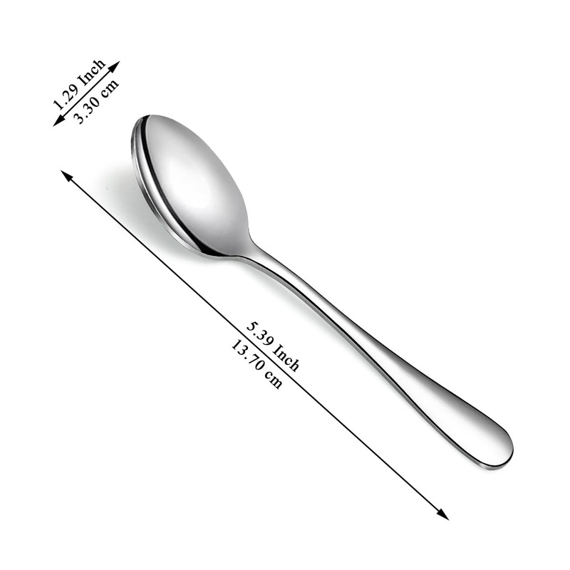 Evanda Tea Spoon, 24 x 14 cm, Stainless Steel Coffee