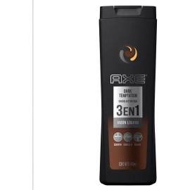 Axe Jabón Líquido Corporal Axe Dark Temptation 3 En 1 400 Ml