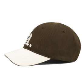 Croogo Low Profile Baseball Cap for Men Women Cotton Dad Hat Classic Adjustable Golf Cap Unconstructed Sun Hats,Brown/White