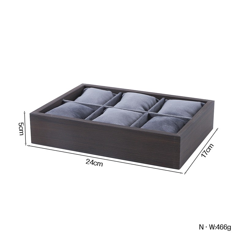 Vellure Jewelry Organizer Drawer – Wooden Velvet Tray for Bracelets
