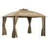 SCOCANOPY Beige Gazebo Replacement Cover Fit for 10X12 Eagle Brooke