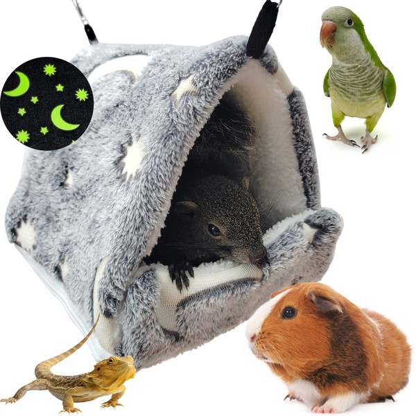 LeerKing Small Animals Cuddly Cave Guinea Pig Cuddly Bed Nest