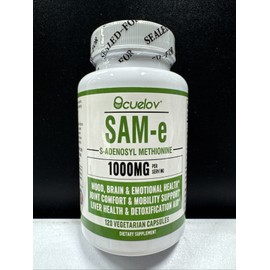 SAM-e 1000mg, High Potency for Anxiety Relief-Mood, Liver & Joint 120~Caps 01/27