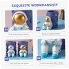 Operitacx Astronaut Pencil Holder Resin Craft Space Theme Desk Organizer