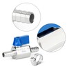 TAISHER 2PCS 304 Stainless Steel 1/2" Mini Ball Valve Shut