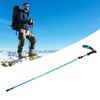Hiking Pole Aluminium Alloy Telescopic Collapsible Multifunctional Outdoor Walking Stick