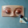 Makeup Practice Face Board 3D Silicone Makeup Eyes Closed Mannequin